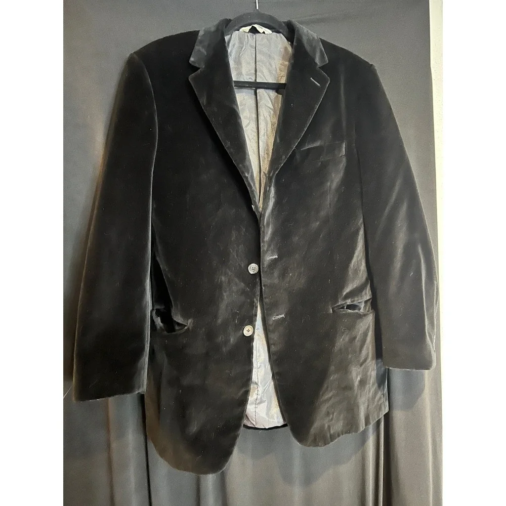 Men's‎ Black Velvet Linea Uomo Blazer